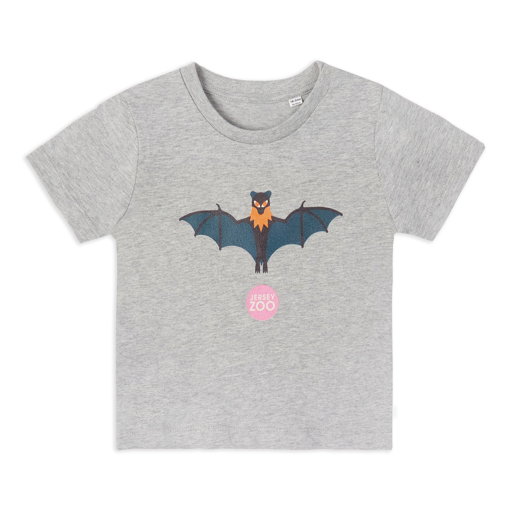 Jersey Zoo Baby Bat T-Shirt