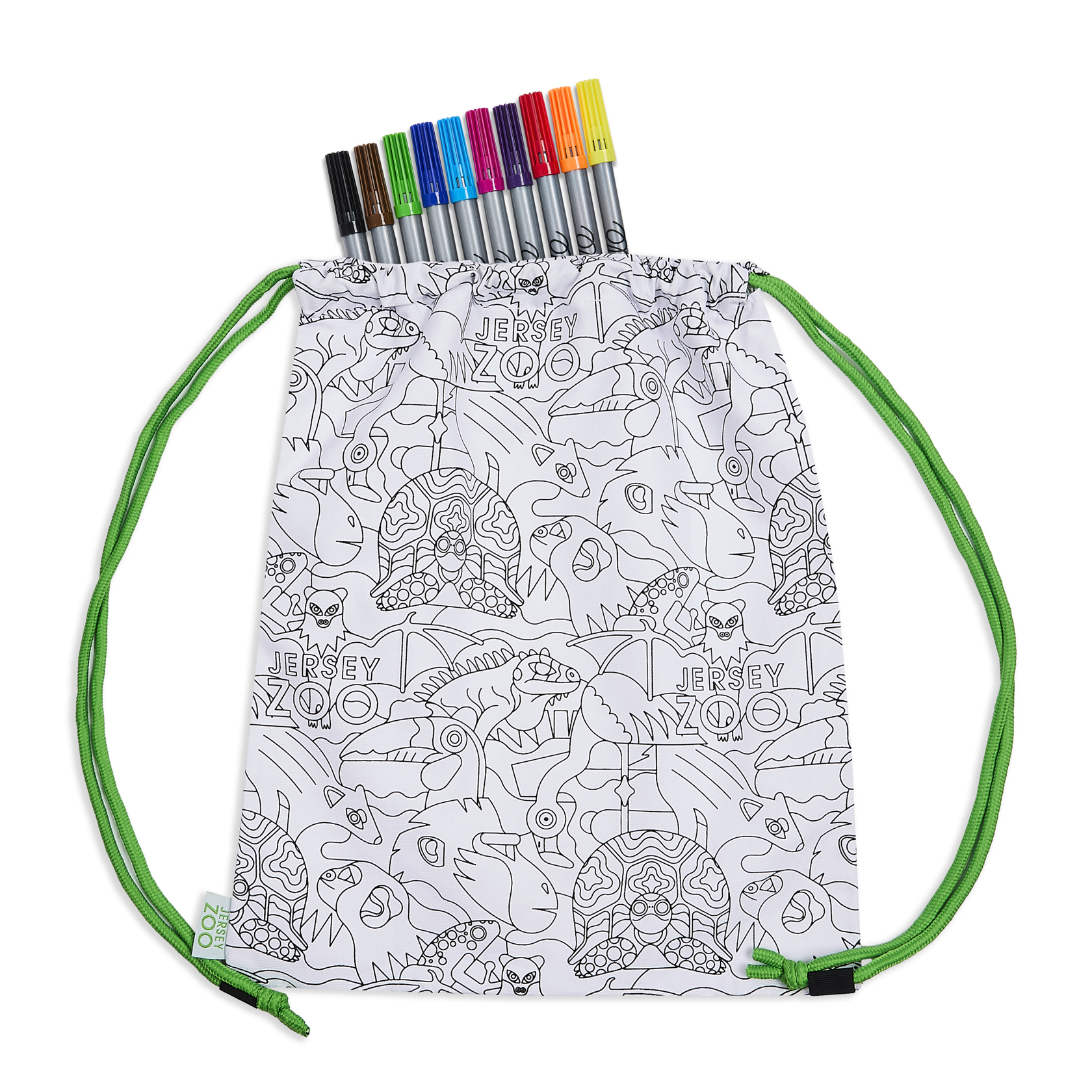Jersey Zoo Colour-in Backpack