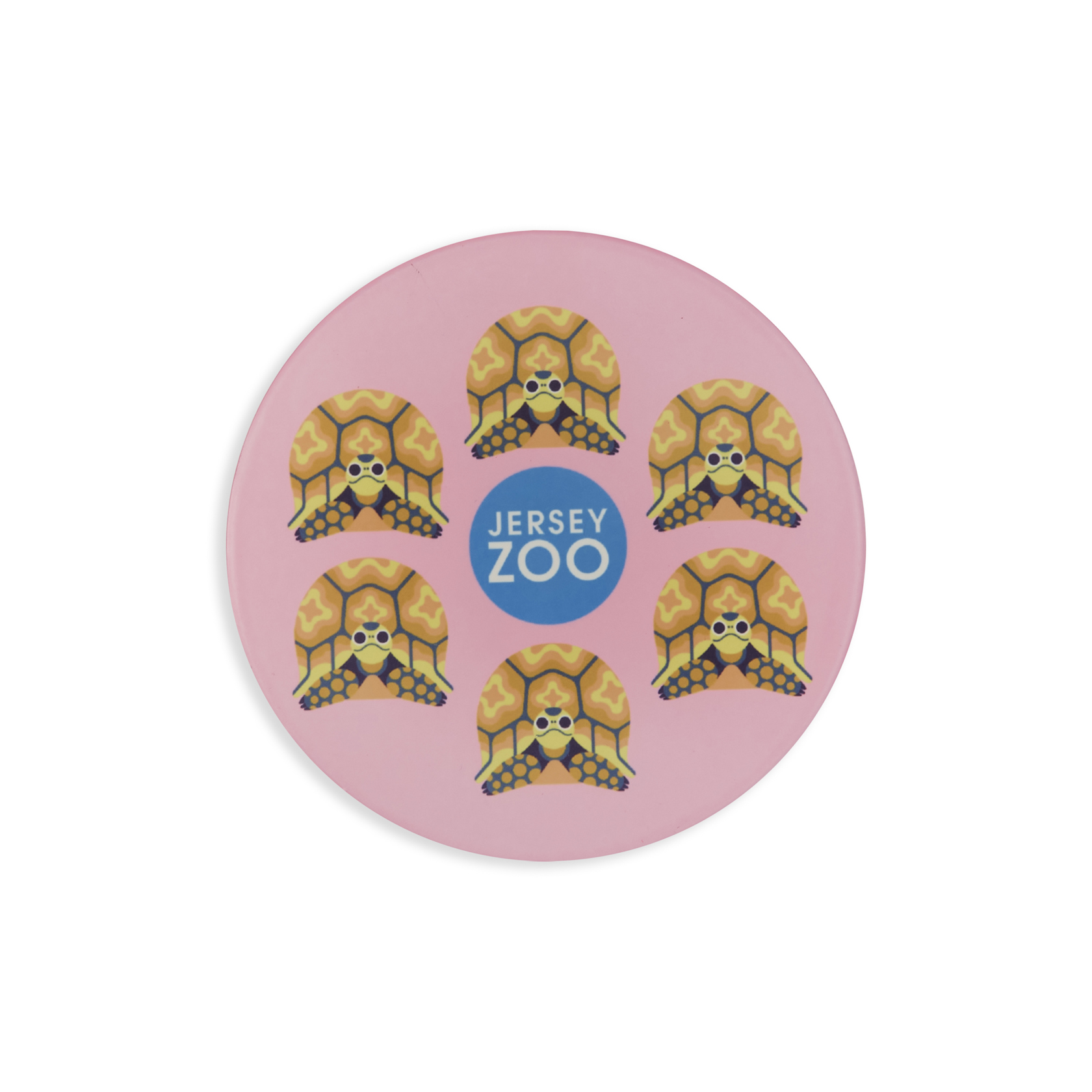 Jersey Zoo Tortoise Coaster