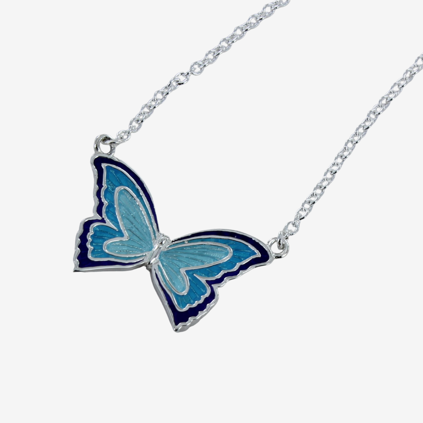 Stirling Silver Butterfly Necklace