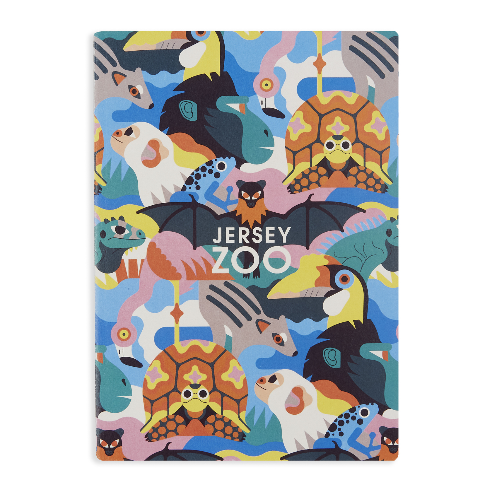 Jersey Zoo Pattern Notebook