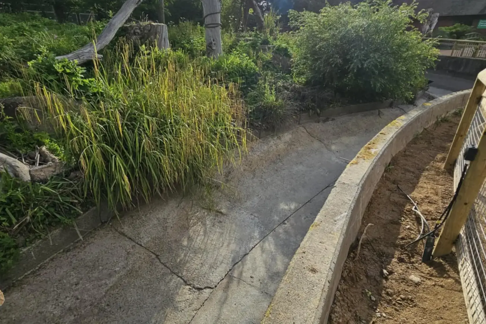 Drained Moat
