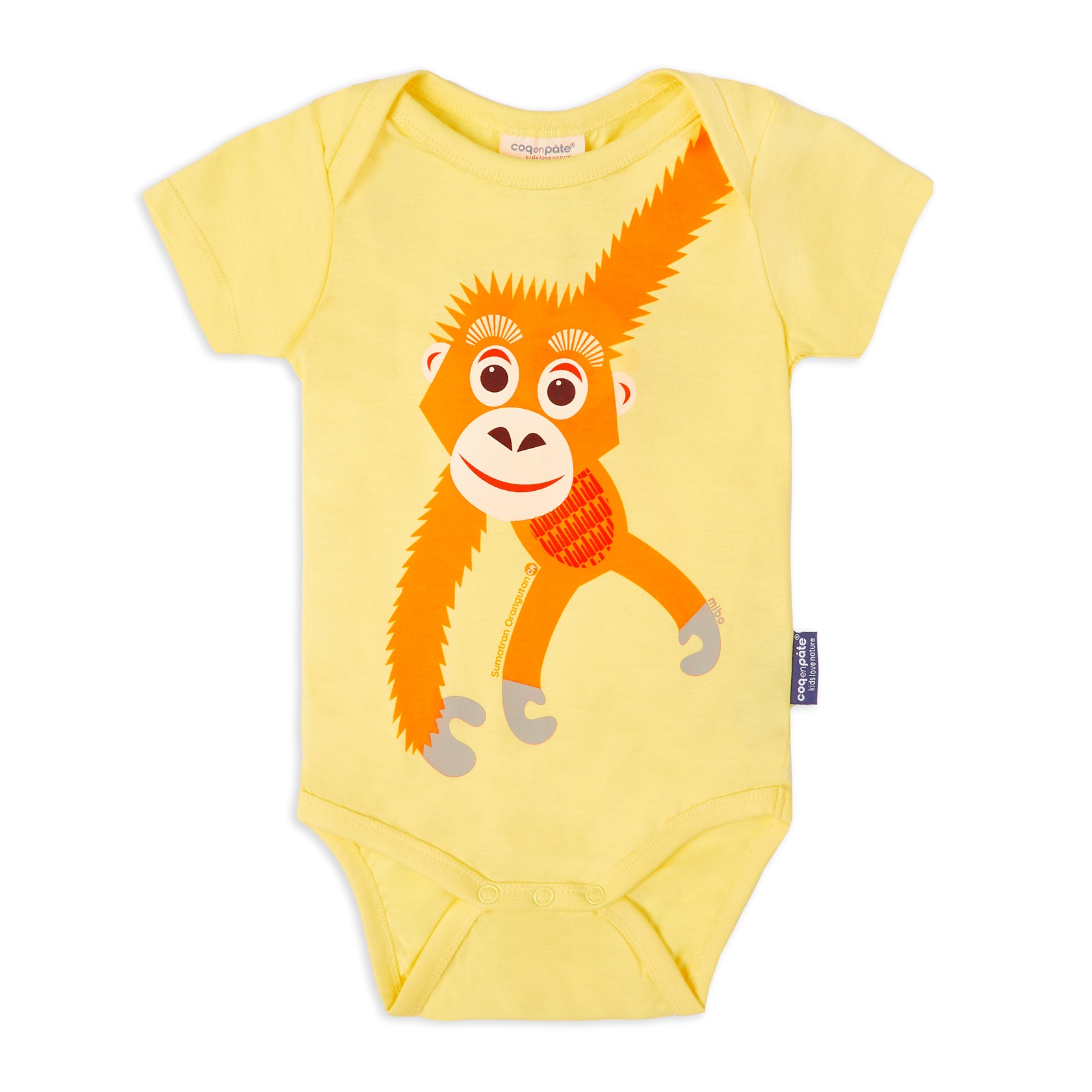 Coq en Pate Orangutan Baby Bodysuit