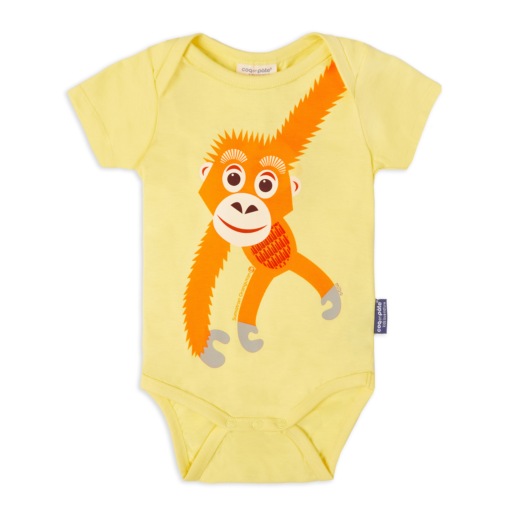 Coq en Pate Orangutan Baby Bodysuit