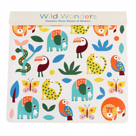 29164 1 Wild Wonders Stickers 3 Sheets