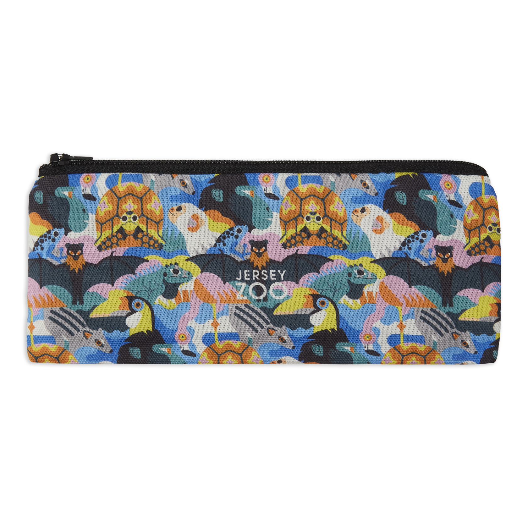 Jersey Zoo Pattern Pencil Case