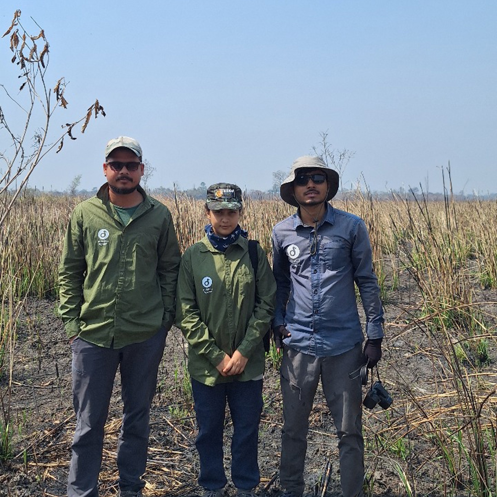 Team At Orang Conducting Sign Survey