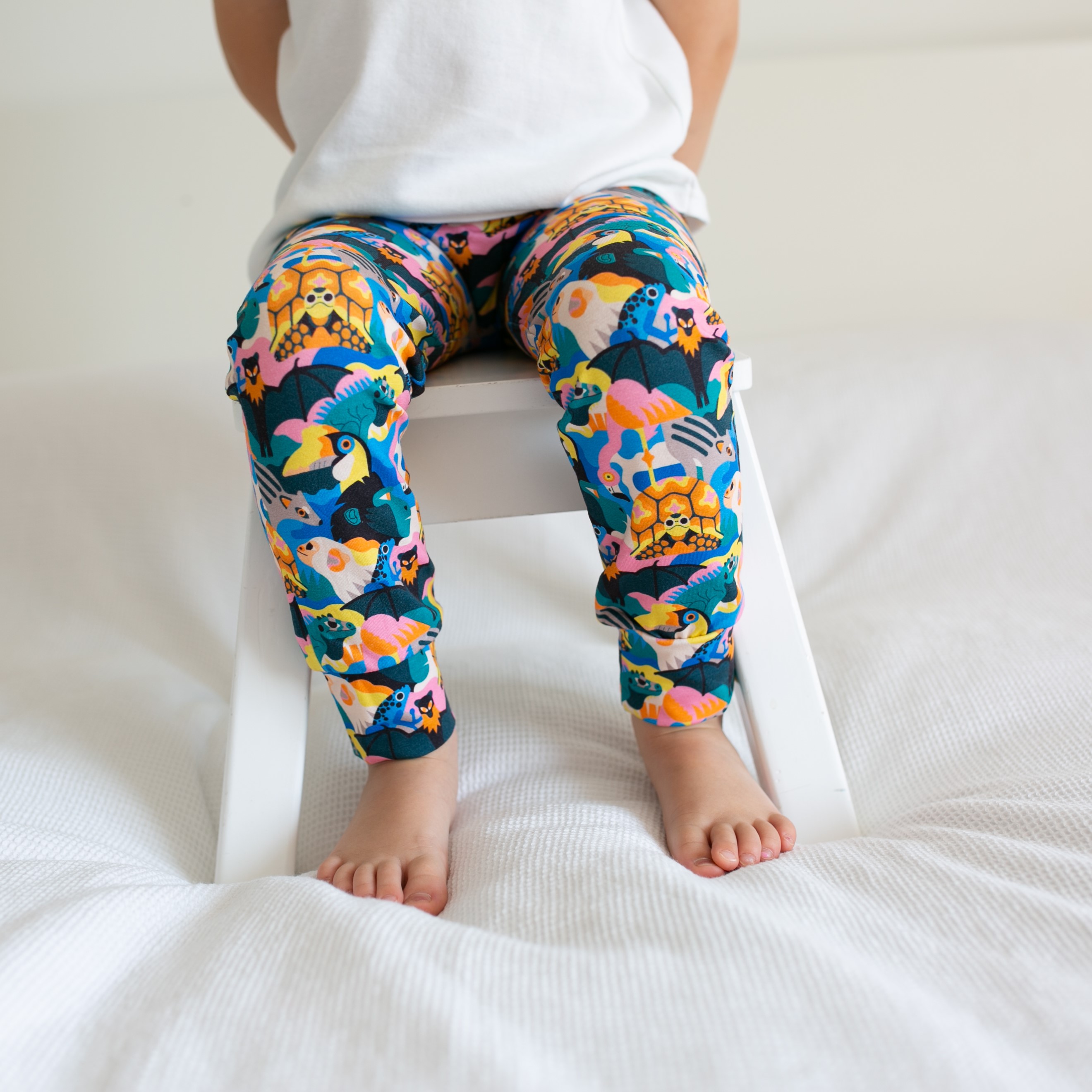 Fred & Noah Jersey Zoo Toddler Leggings