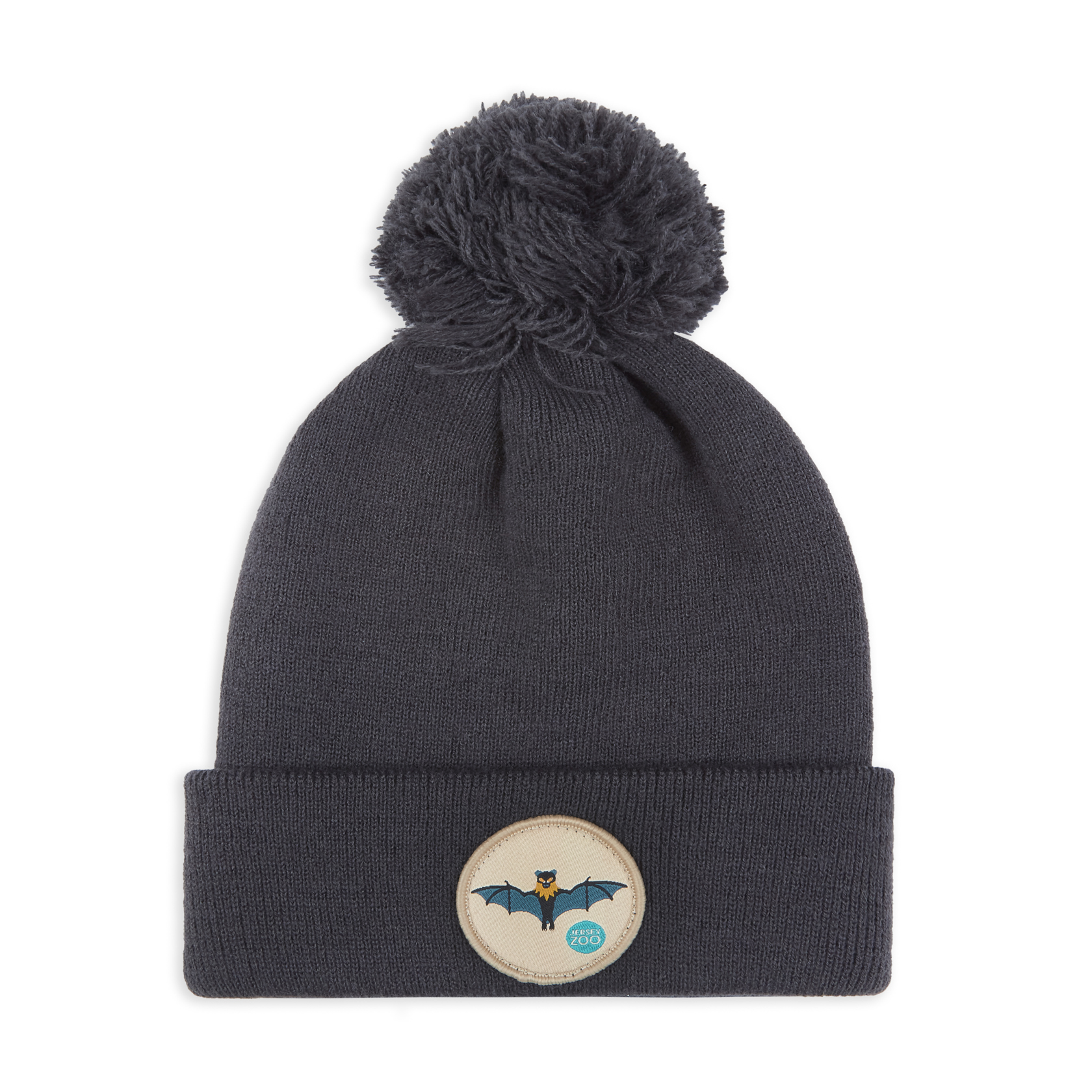 Kids Grey Bat Beanie
