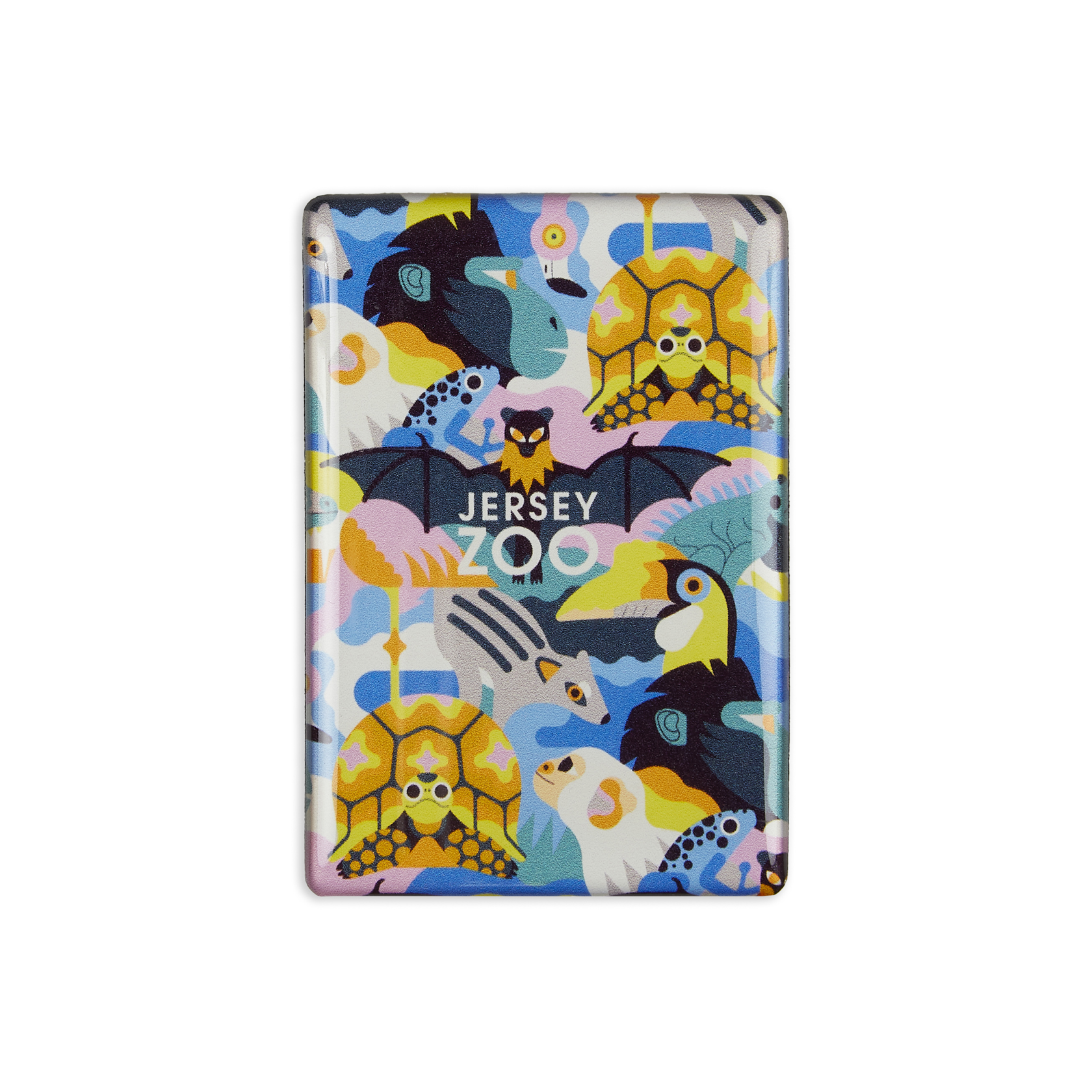 Jersey Zoo Pattern Epoxy Magnet