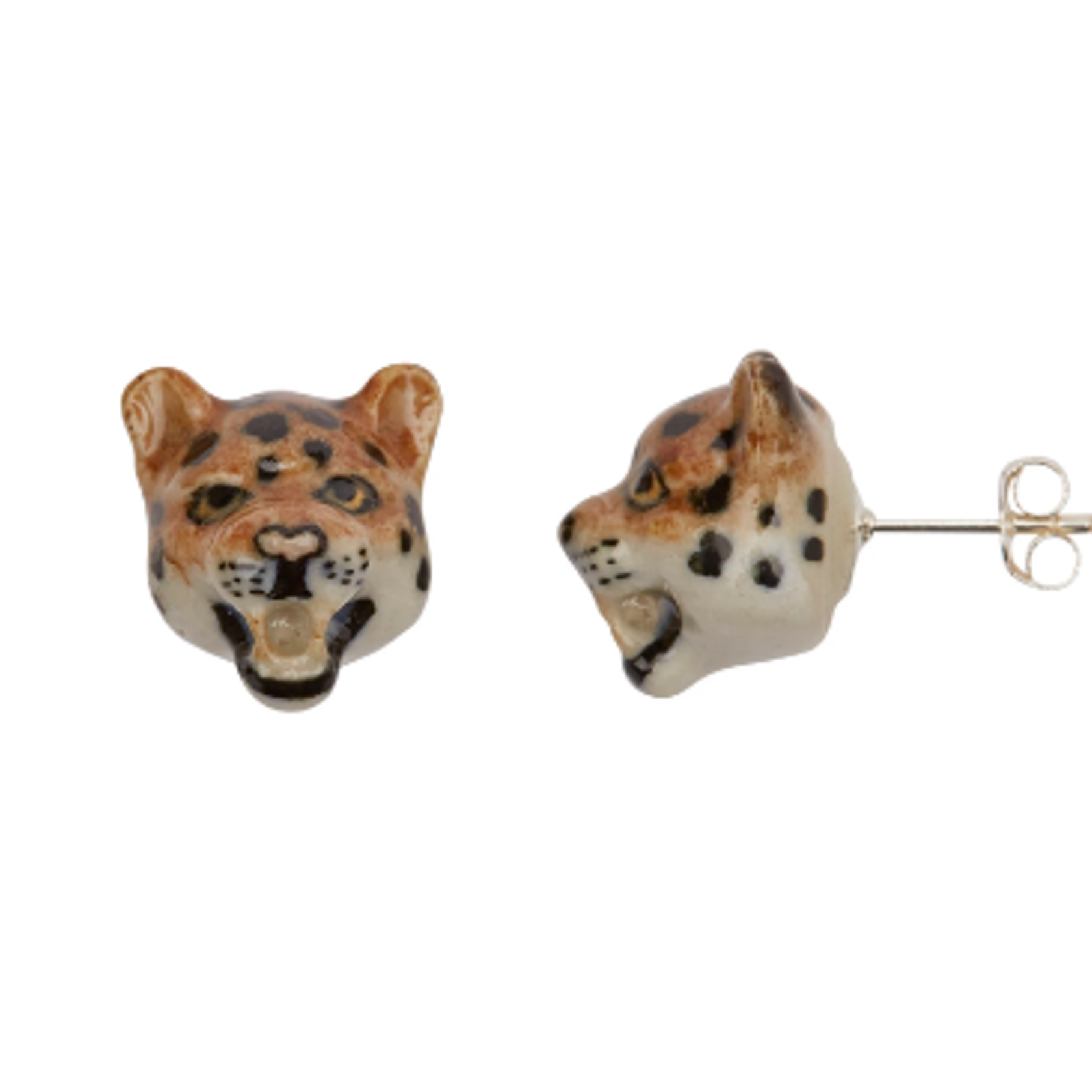 Leopard Stud Earrings