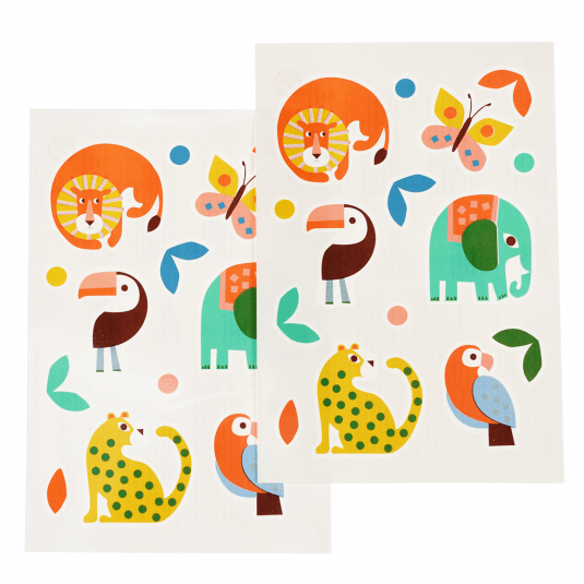 29139 2 Wild Wonder Temporary Tattoos
