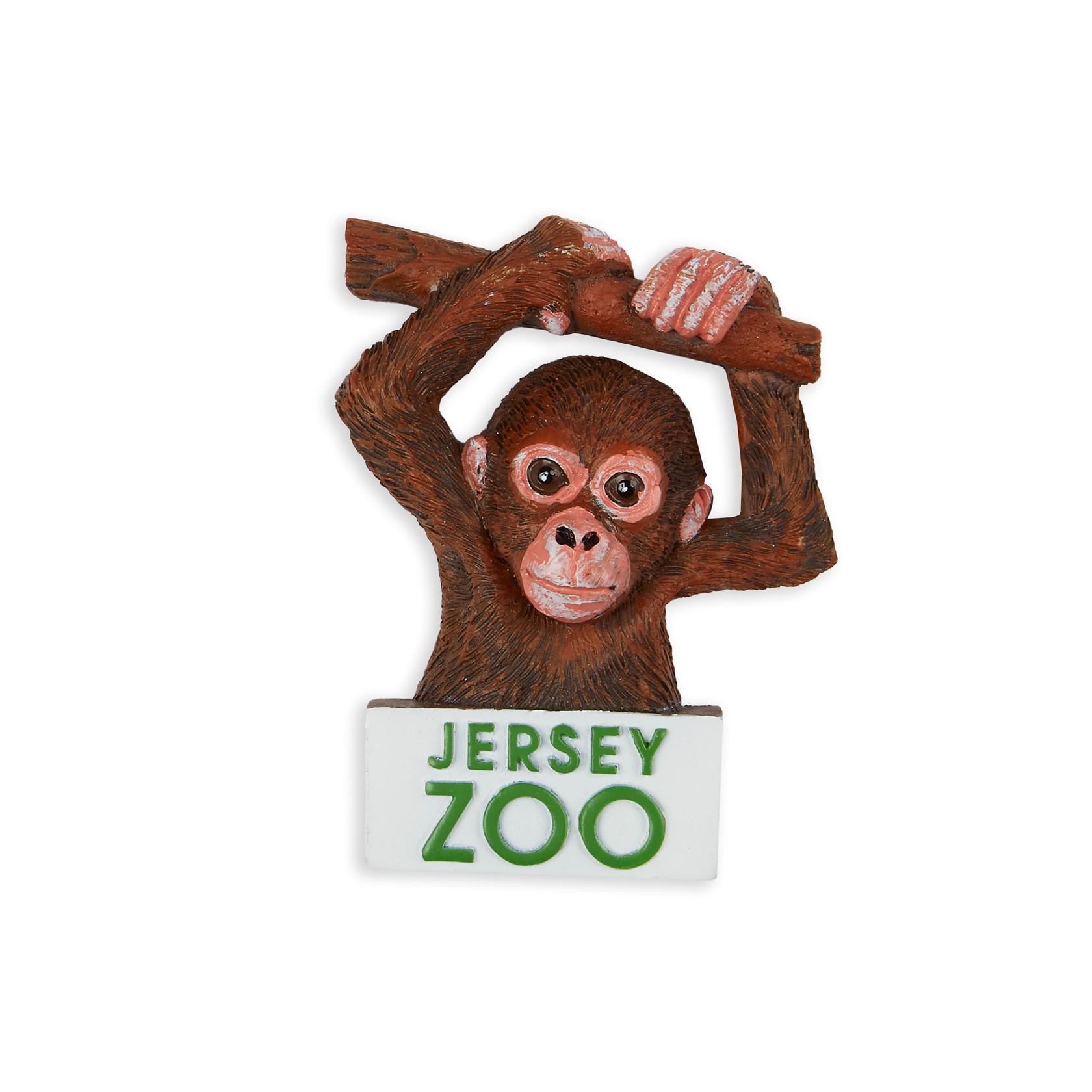 Jersey Zoo Resin Orangutan Magnet