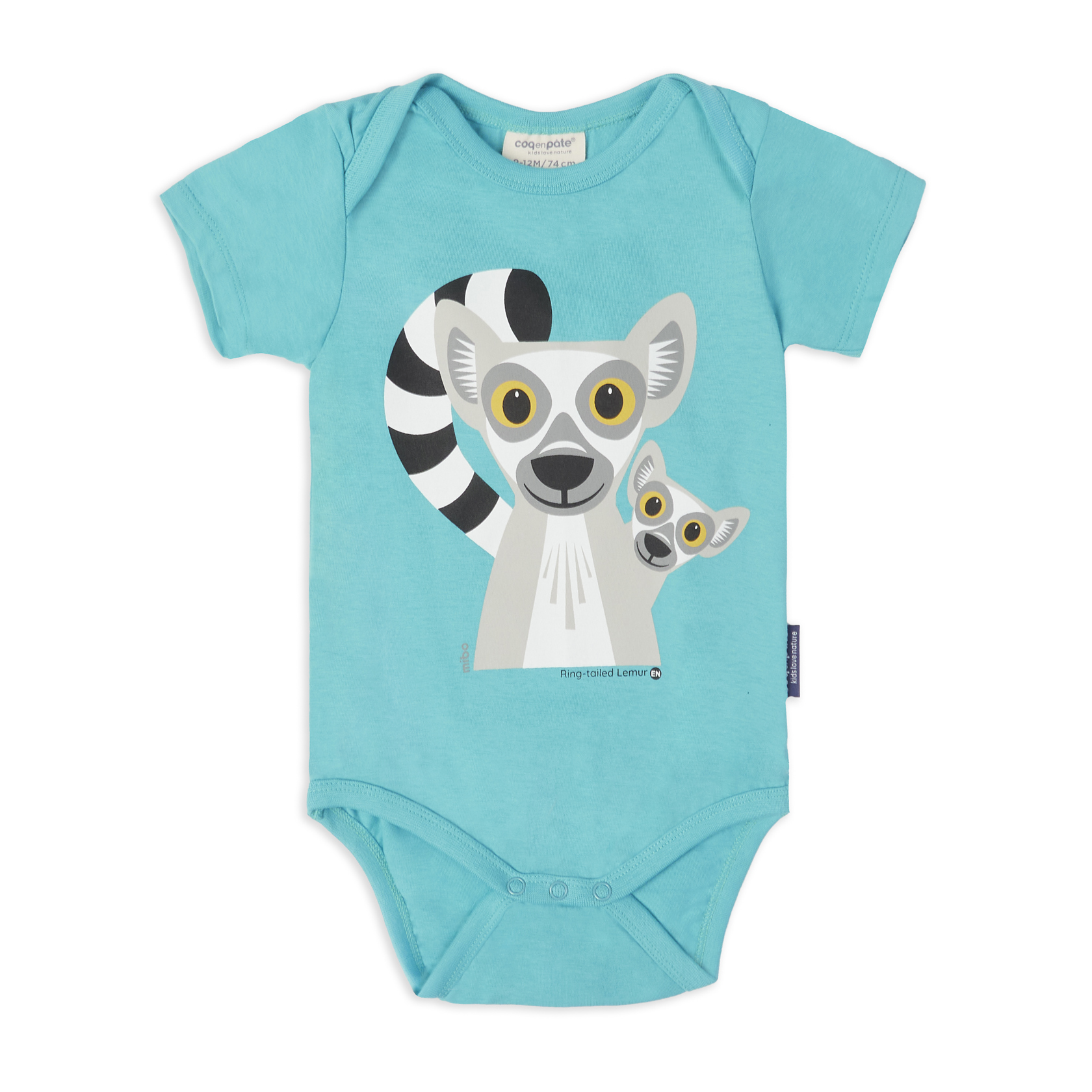 Coq en Pate Lemur Baby Bodysuit