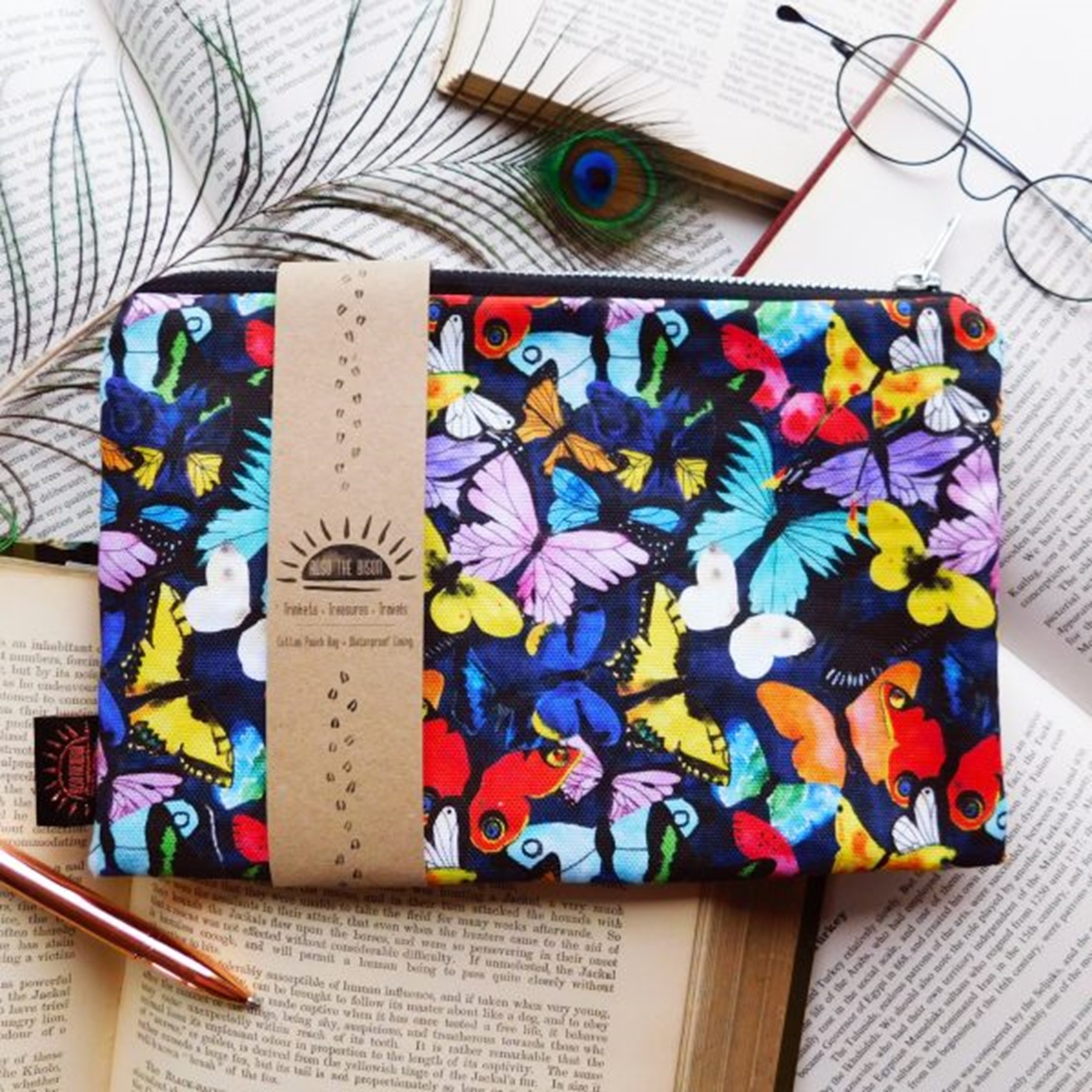 Lepidoptera Butterfly Pouch Bag