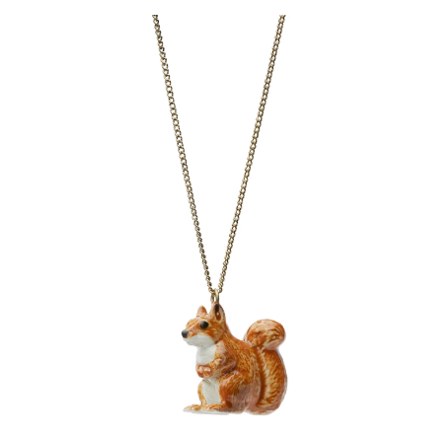 Red Squirrel Necklace