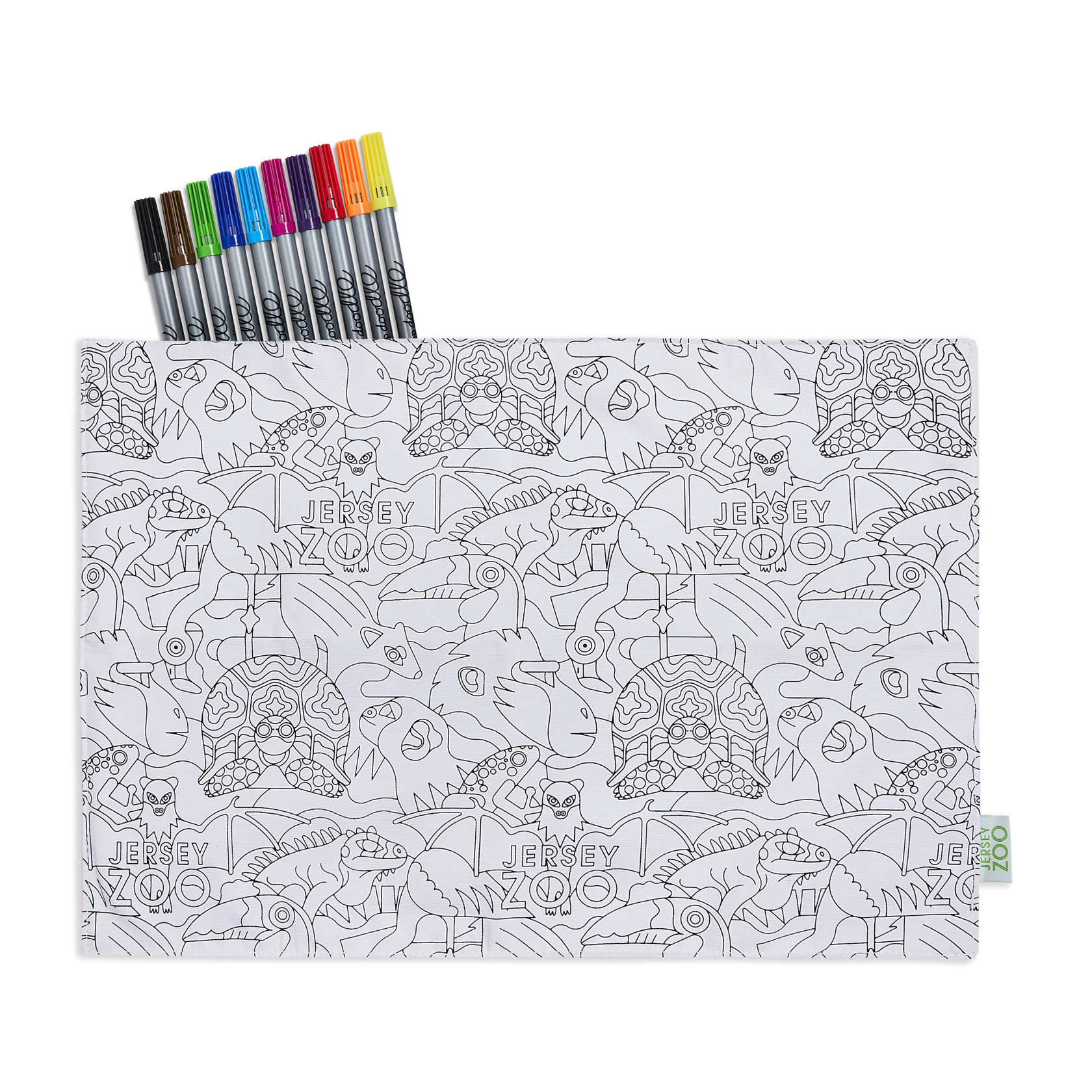 Jersey Zoo Colour-in Placemat