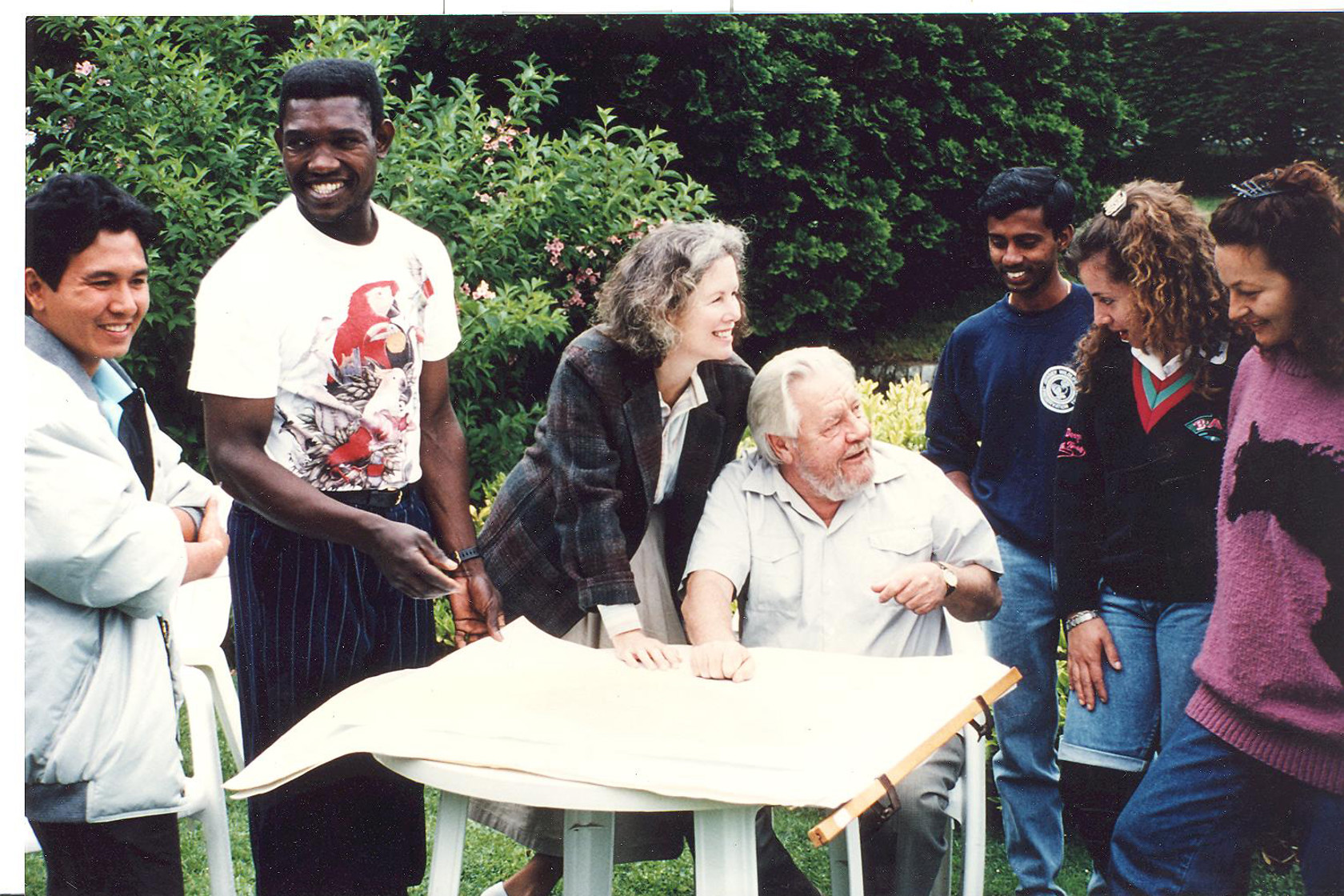10. Gerald And Lee Durrell Training DESMAN Students At Durrell Conservation Academy, Early Mid 80S